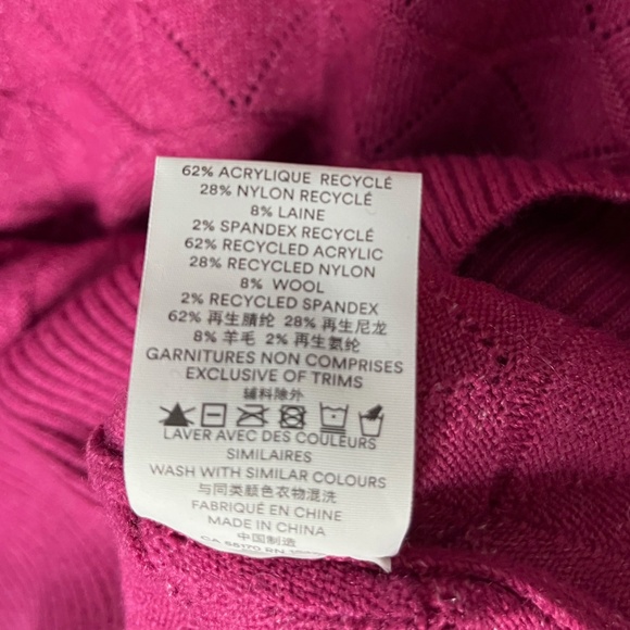 Wool Blend Pointelle Sweater - Picture 6 of 6